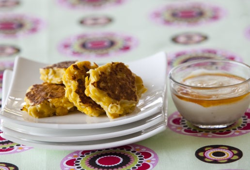 Chicken Noodle & Corn Fritters
