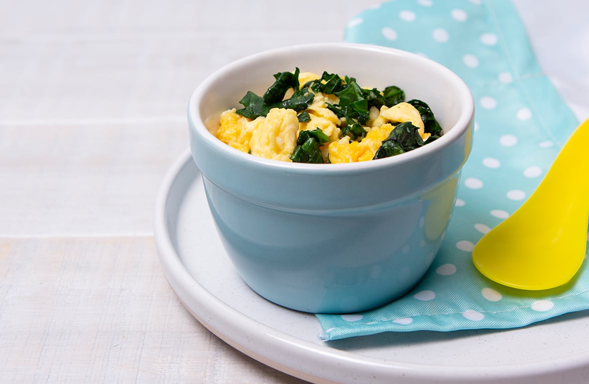 Scrambled Eggs with Spinach