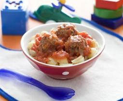 Mini Meatballs with Pasta